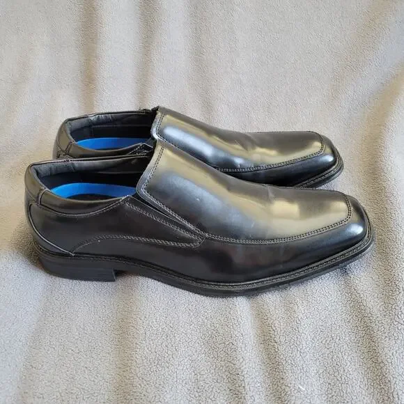 DOCKERS STAIN DEFENDERS Men Shoes 12M Black SureGrip Slip Resistant Asymmectric - Picture 5 of 7